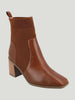 Journee Collection Journee Collection Tru Comfort Harlowe Chelsea Booties in Cognac - Shoes | Queen Anna House of Fashion Women's Luxury Fashion