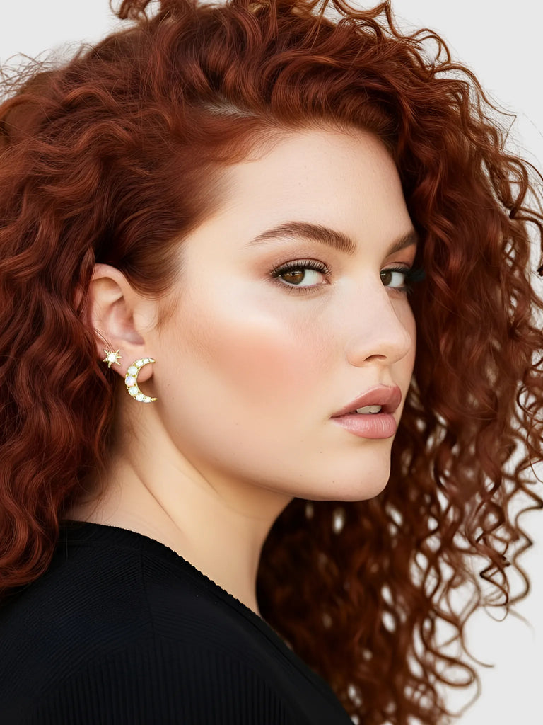 La Kaiser La Kaiser Diamond Celestial Dream Studs in Celestial Dream Studs - Accessories | Queen Anna House of Fashion Women's Luxury Fashion