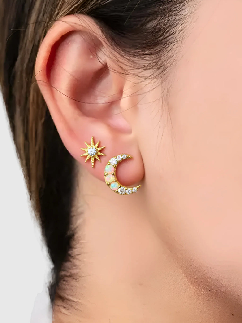 La Kaiser La Kaiser Diamond Celestial Dream Studs in Celestial Dream Studs - Accessories | Queen Anna House of Fashion Women's Luxury Fashion