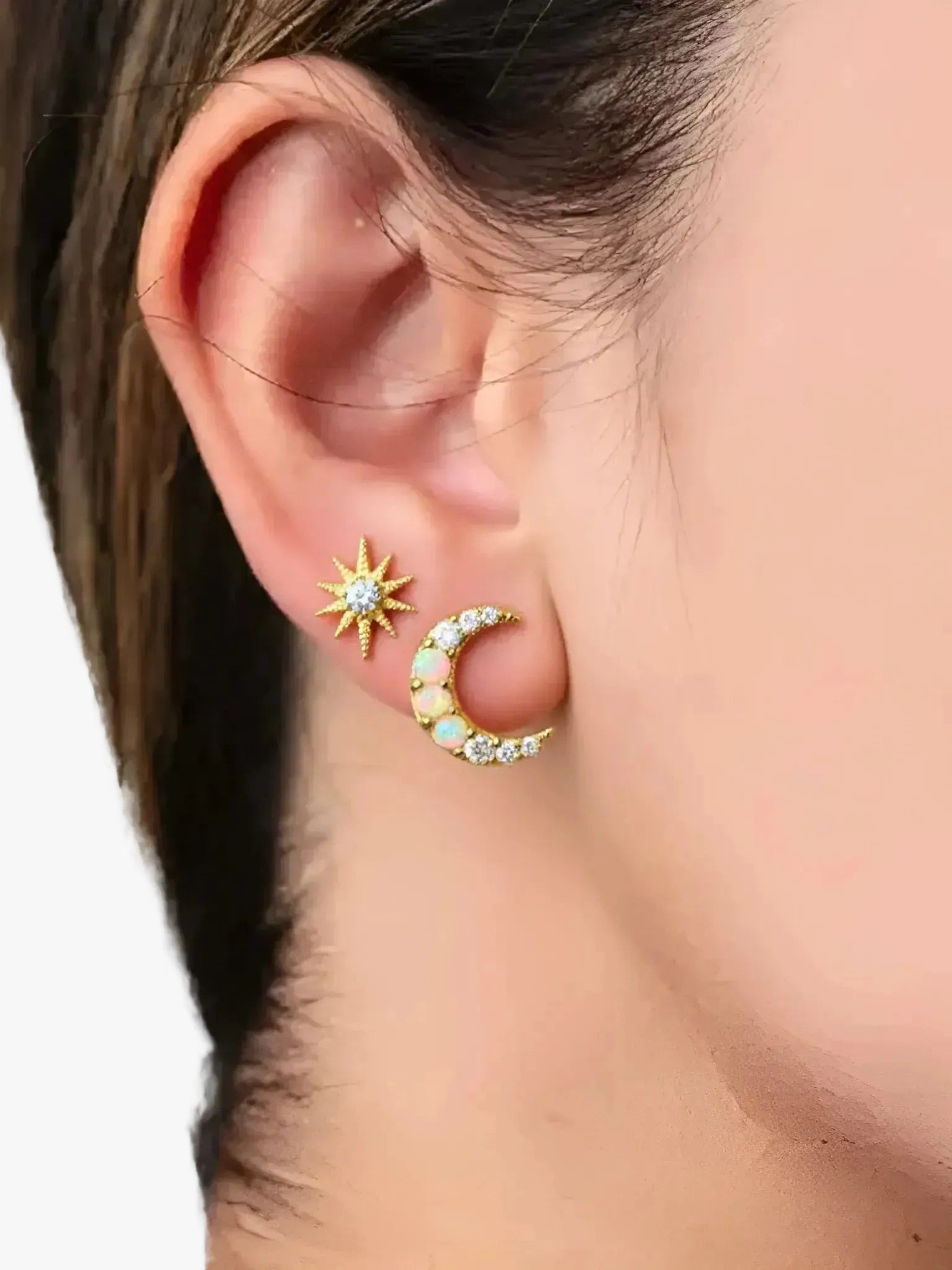 La Kaiser La Kaiser Diamond Celestial Dream Studs in Celestial Dream Studs - Accessories | Queen Anna House of Fashion Women's Luxury Fashion