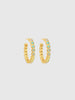 La Kaiser La Kaiser Opal Ombre Grande Hoops in Grande Hoops - Accessories | Queen Anna House of Fashion Women's Luxury Fashion