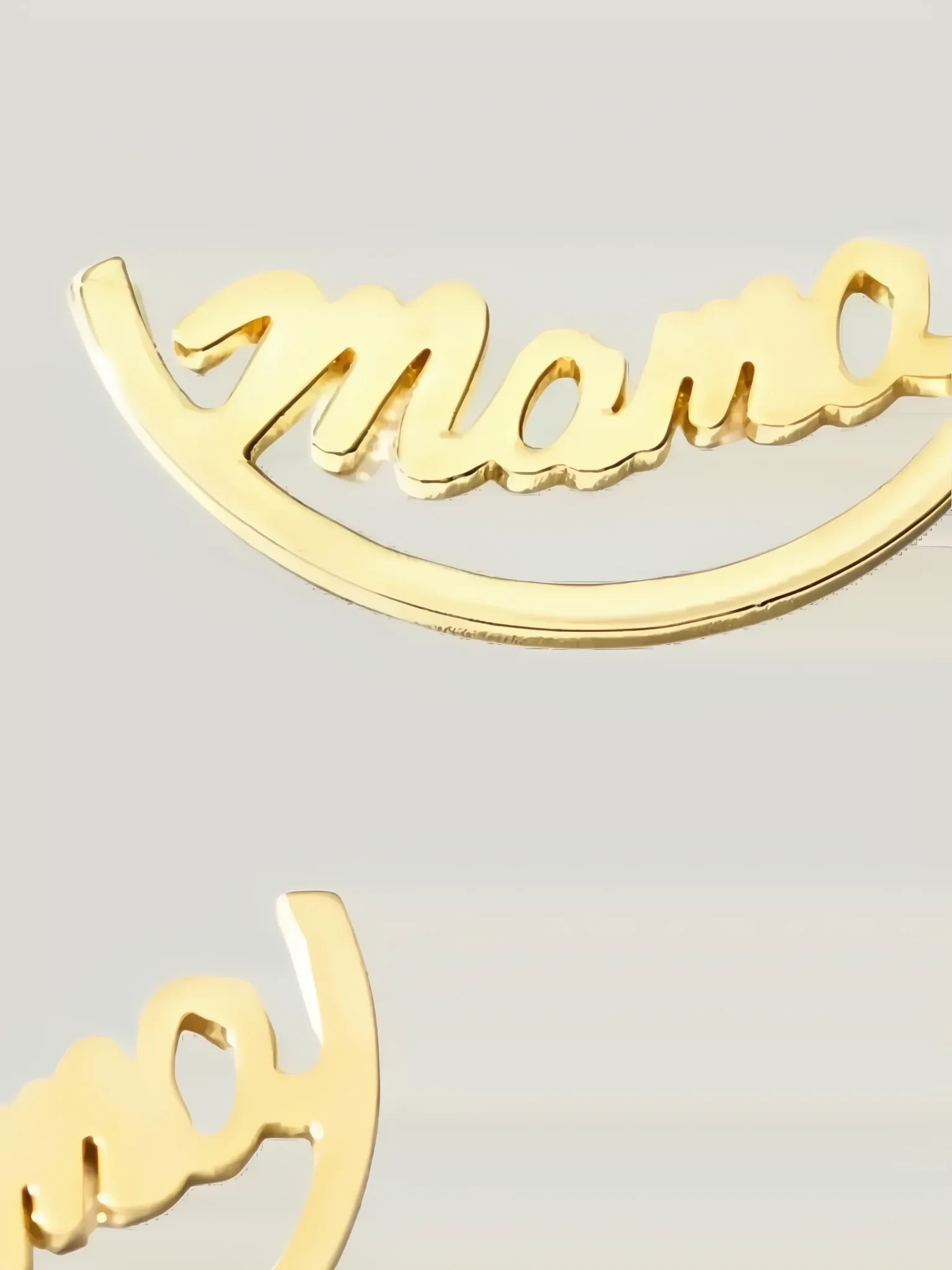 Larissa Loden Larissa Loden MAMA Hoop Earrings in Gold - Jewelry | Queen Anna House of Fashion Women's Luxury Fashion