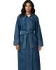 LAUDE the Label LAUDE the Label Marin Washed Denim Trench Coat in S - Outerwear | Queen Anna House of Fashion Women's Luxury Fashion