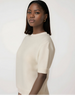 LAUDE the Label LAUDE the Label Row Sweater Tee in Ivory - Top | Queen Anna House of Fashion Women's Luxury Fashion