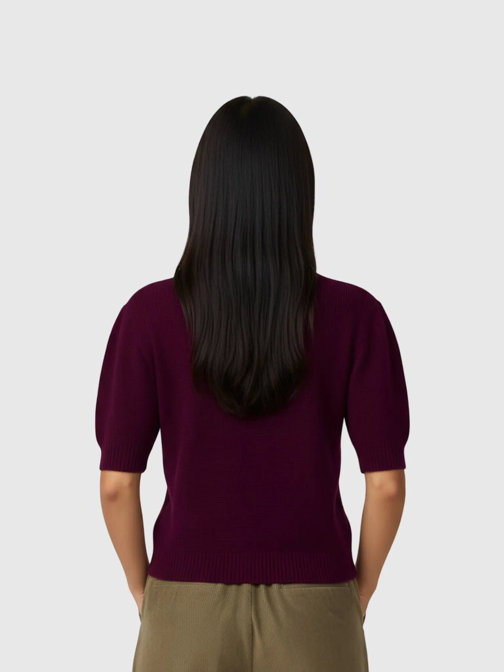 LAUDE the Label LAUDE the Label Row Sweater Tee in Ivory - Top | Queen Anna House of Fashion Women's Luxury Fashion