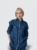 LAUDE the Label LAUDE the Label Washed Denim Boyfriend Shirt in XS - Top | Queen Anna House of Fashion Women's Luxury Fashion