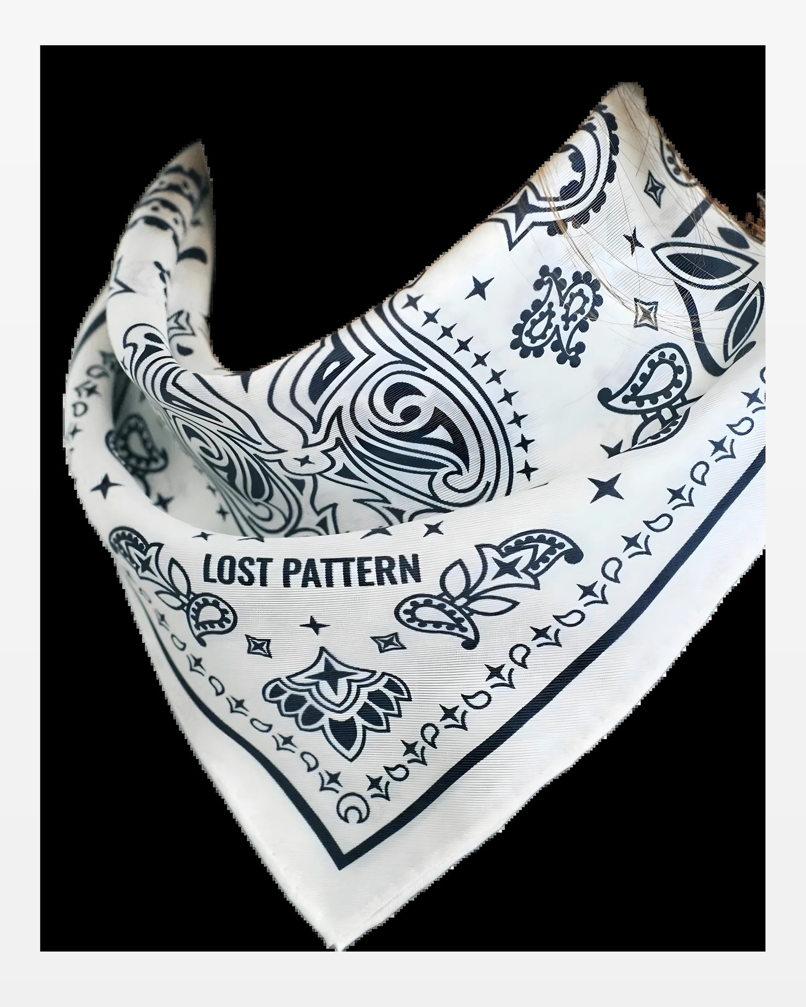 Lost Pattern NYC Paisley Silk Bandana Scarf - Queen Anna House of Fashion