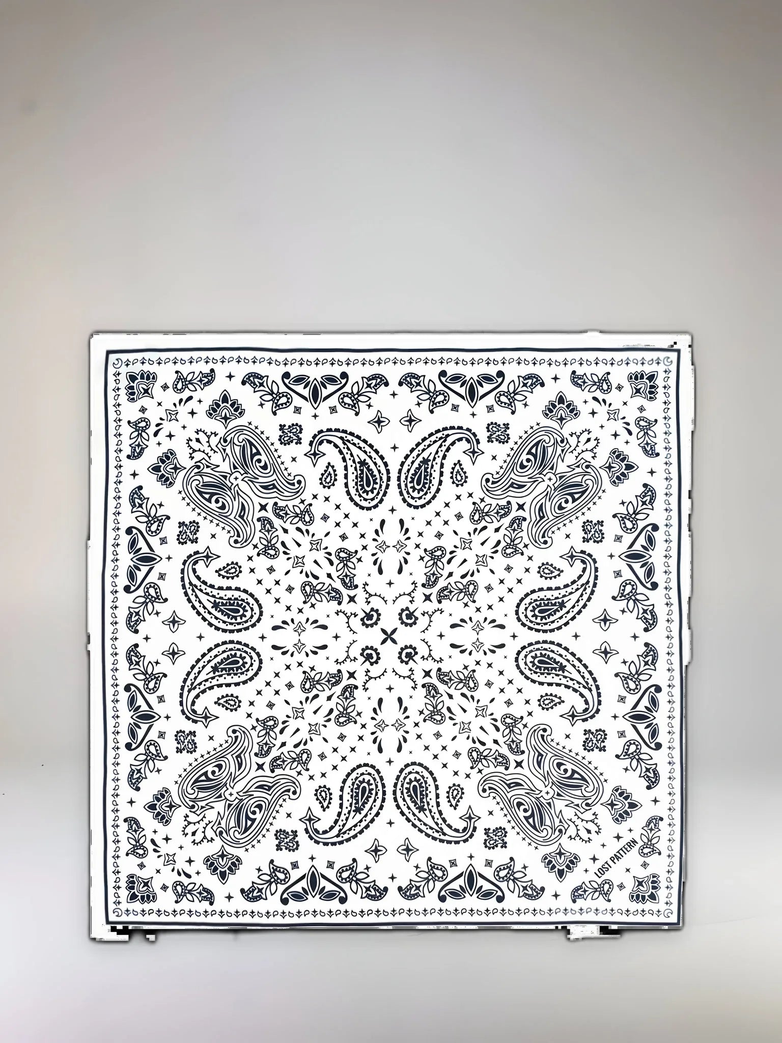 Lost Pattern NYC Paisley Silk Bandana Scarf - Queen Anna House of Fashion