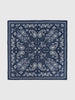 Lost Pattern NYC Lost Pattern NYC Paisley Silk Bandana Scarf in Midnight Blue - Accessories | Queen Anna House of Fashion Women's Luxury Fashion