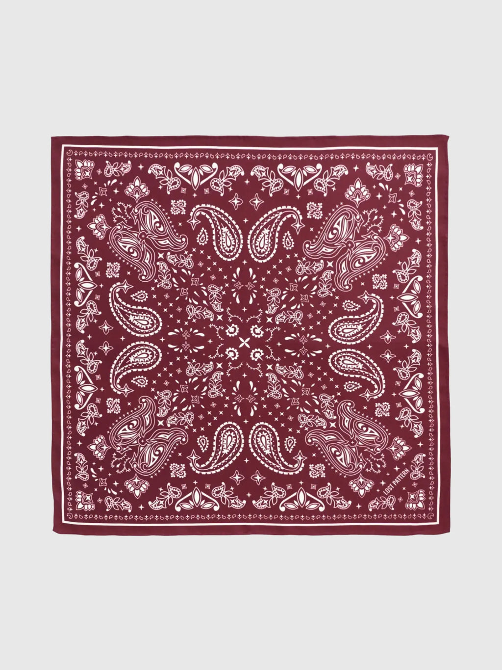 Lost Pattern NYC Lost Pattern NYC Paisley Silk Bandana Scarf in Midnight Blue - Accessories | Queen Anna House of Fashion Women's Luxury Fashion