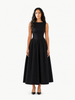 M.M.LaFleur Beatrice Look Back Dress Black Hero