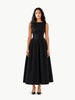 M.M.LaFleur M.M.LaFleur Beatrice Look Back Poplin Dress in Black - Dress | Queen Anna House of Fashion Women's Luxury Fashion