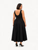 M.M.LaFleur M.M.LaFleur Beatrice Look Back Poplin Dress in Black - Dress | Queen Anna House of Fashion Women's Luxury Fashion