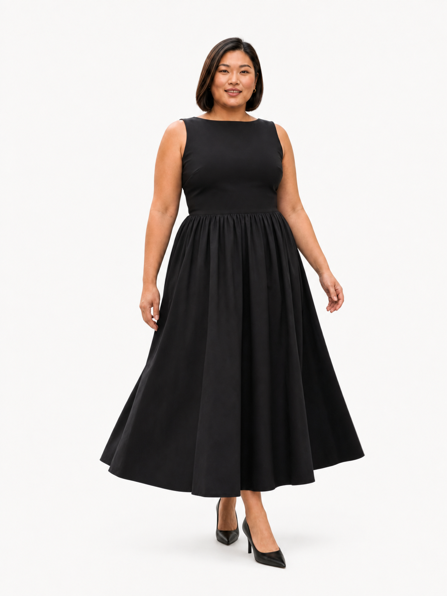 M.M.LaFleur Beatrice Look Back Dress Black Movement
