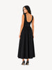 M.M.LaFleur M.M.LaFleur Beatrice Look Back Poplin Dress in Black - Dress | Queen Anna House of Fashion Women's Luxury Fashion