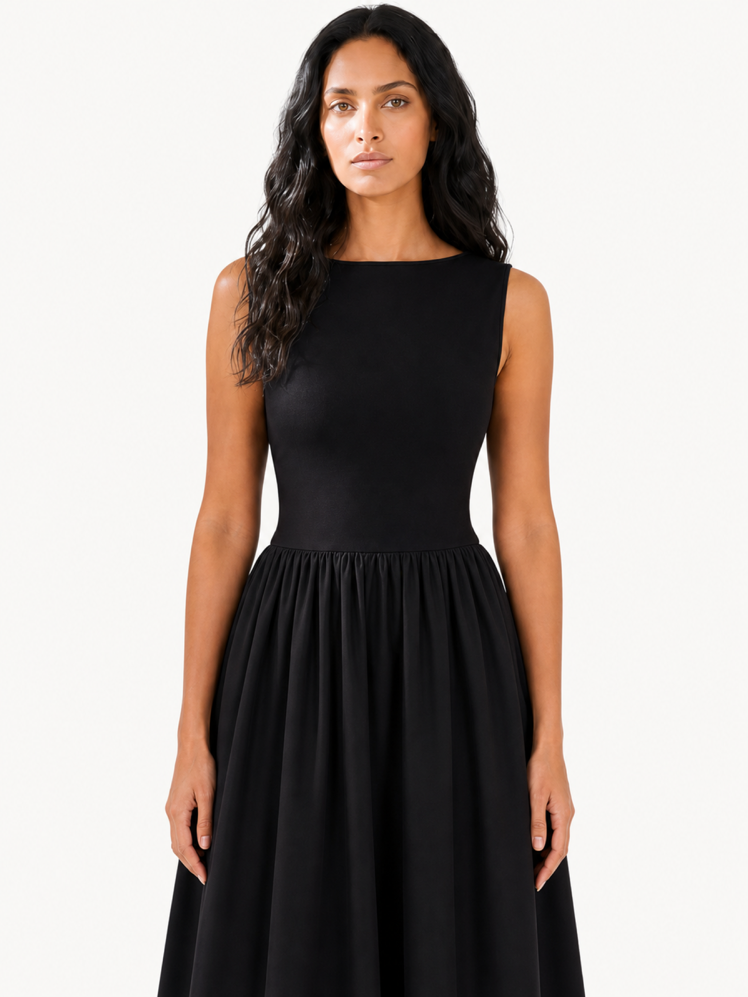 M.M.LaFleur Beatrice Look Back Dress Black Detail