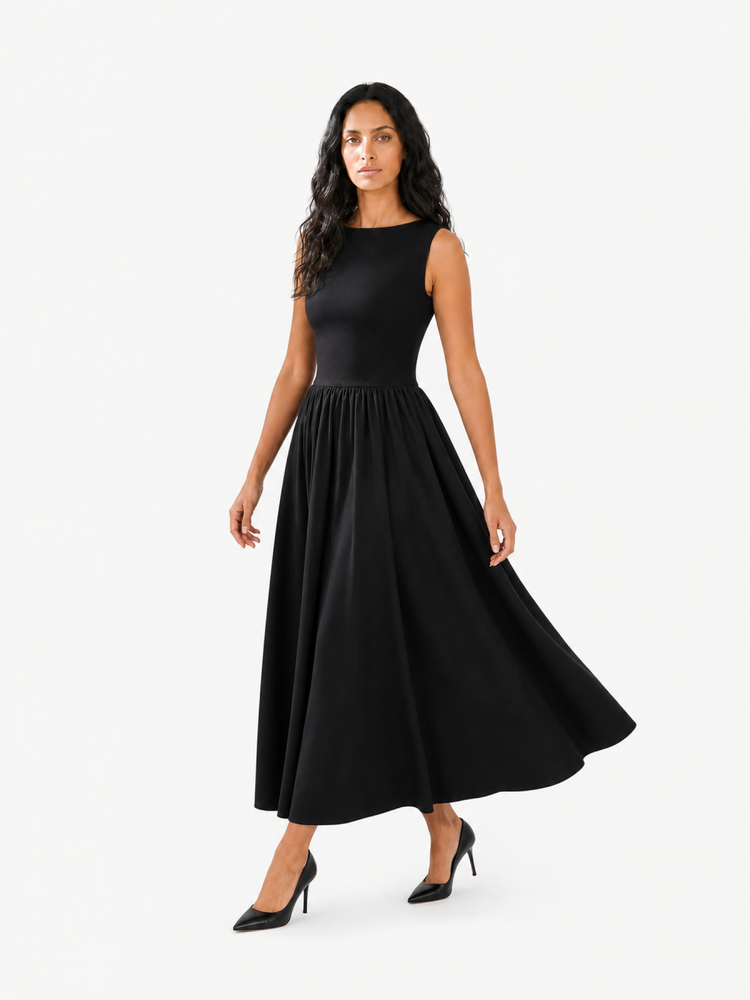 M.M.LaFleur Beatrice Look Back Dress Black Movement