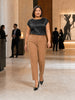 M.M.LaFleur M.M.LaFleur Didion Drape Top in Washable Silk Charmeuse in Black - Top | Queen Anna House of Fashion Women's Luxury Fashion