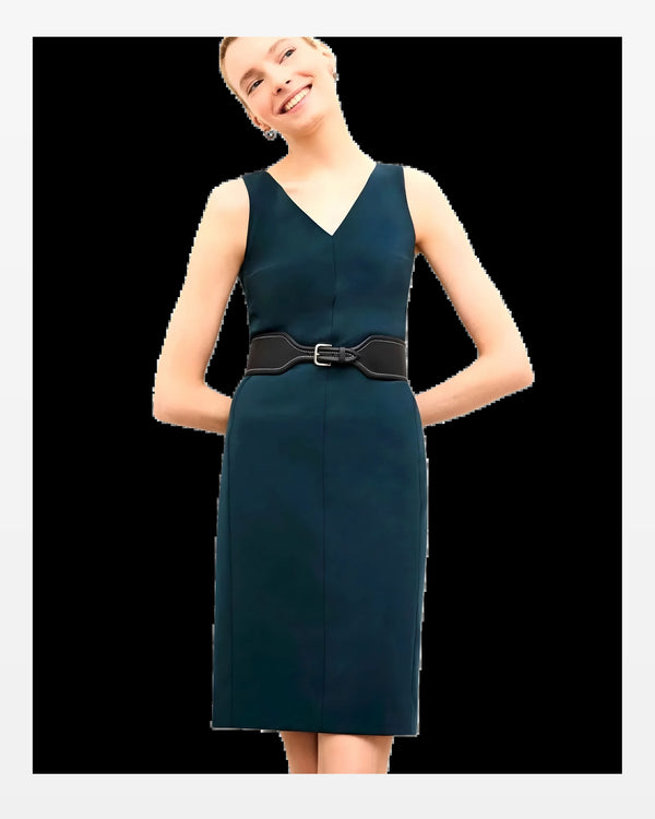 M.M LaFleur Wide Stitched Belt - Queen Anna House of Fashion