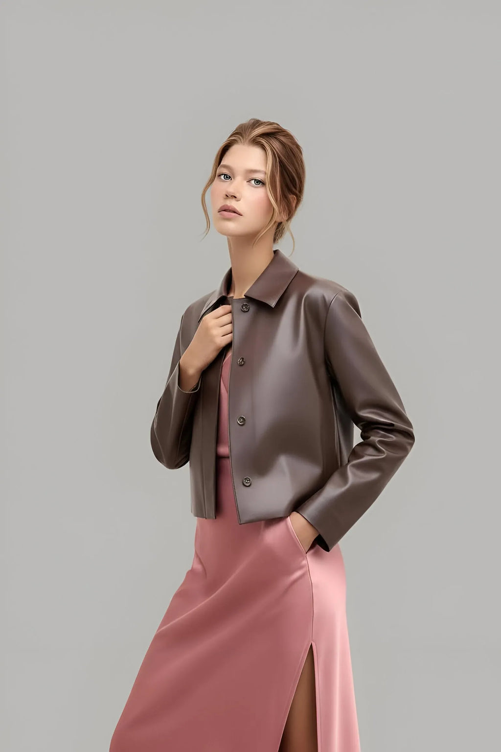 M.M.LaFleur M.M.LaFleur Nicky Vegan Leather Jacket in M - Outerwear | Queen Anna House of Fashion Women's Luxury Fashion