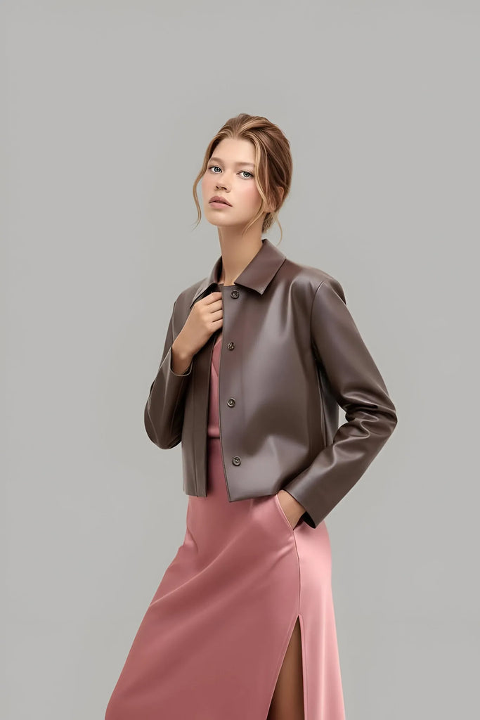 M.M.LaFleur M.M.LaFleur Nicky Vegan Leather Jacket in M - Outerwear | Queen Anna House of Fashion Women's Luxury Fashion