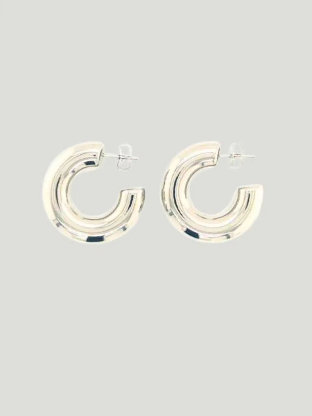 Mali Beads Mali Beads Chunky Silver Hoops in - Jewelry | Queen Anna House of Fashion Women's Luxury Fashion