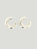 Mali Beads Mali Beads Chunky Silver Hoops in - Jewelry | Queen Anna House of Fashion Women's Luxury Fashion