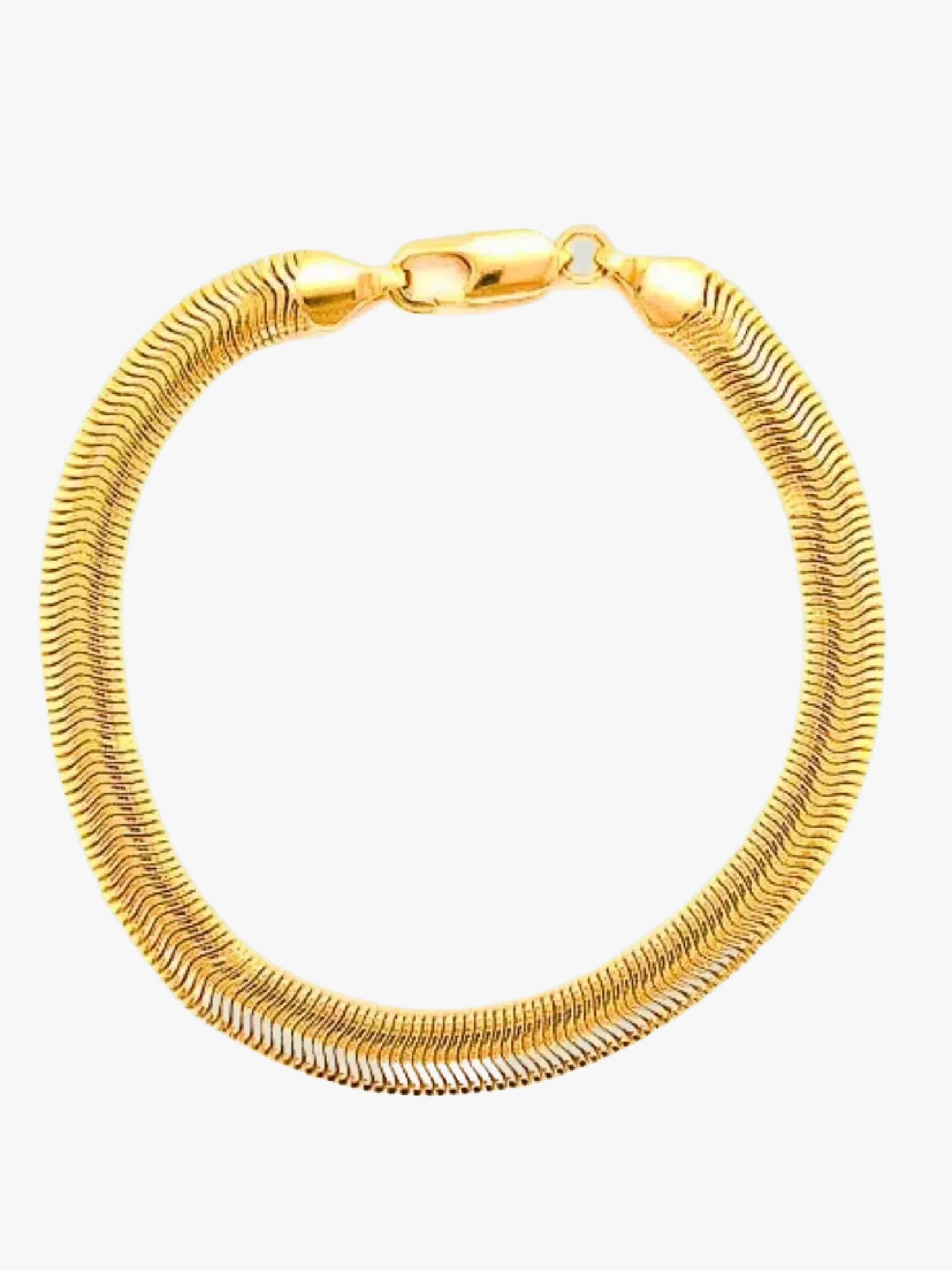 Mali Beads Mali Beads Herringbone Bracelet in Gold - Jewelry | Queen Anna House of Fashion Women's Luxury Fashion