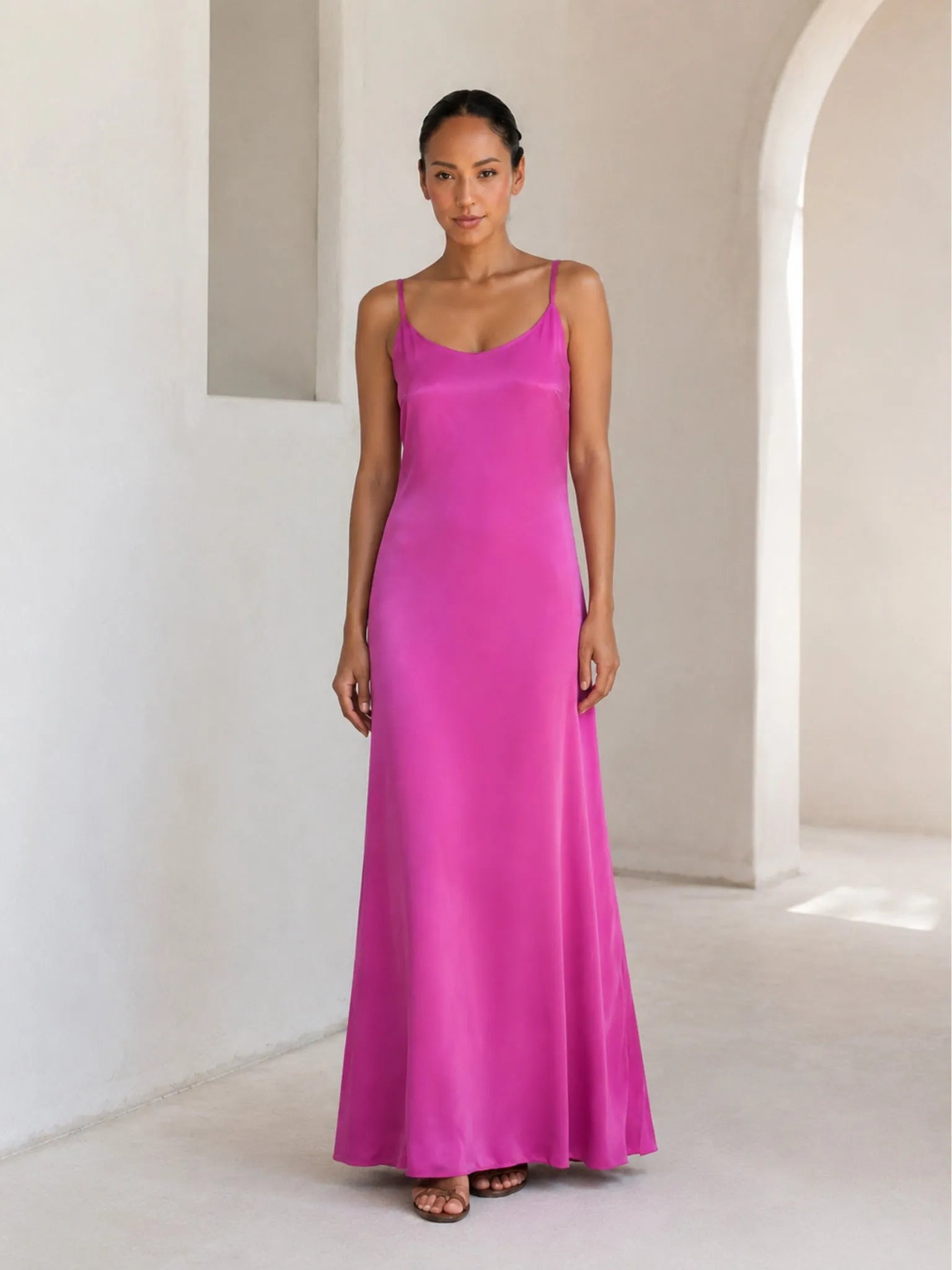 Neu Nomads Neu Nomads Sammie Gown in Berry - Dress | Queen Anna House of Fashion Women's Luxury Fashion