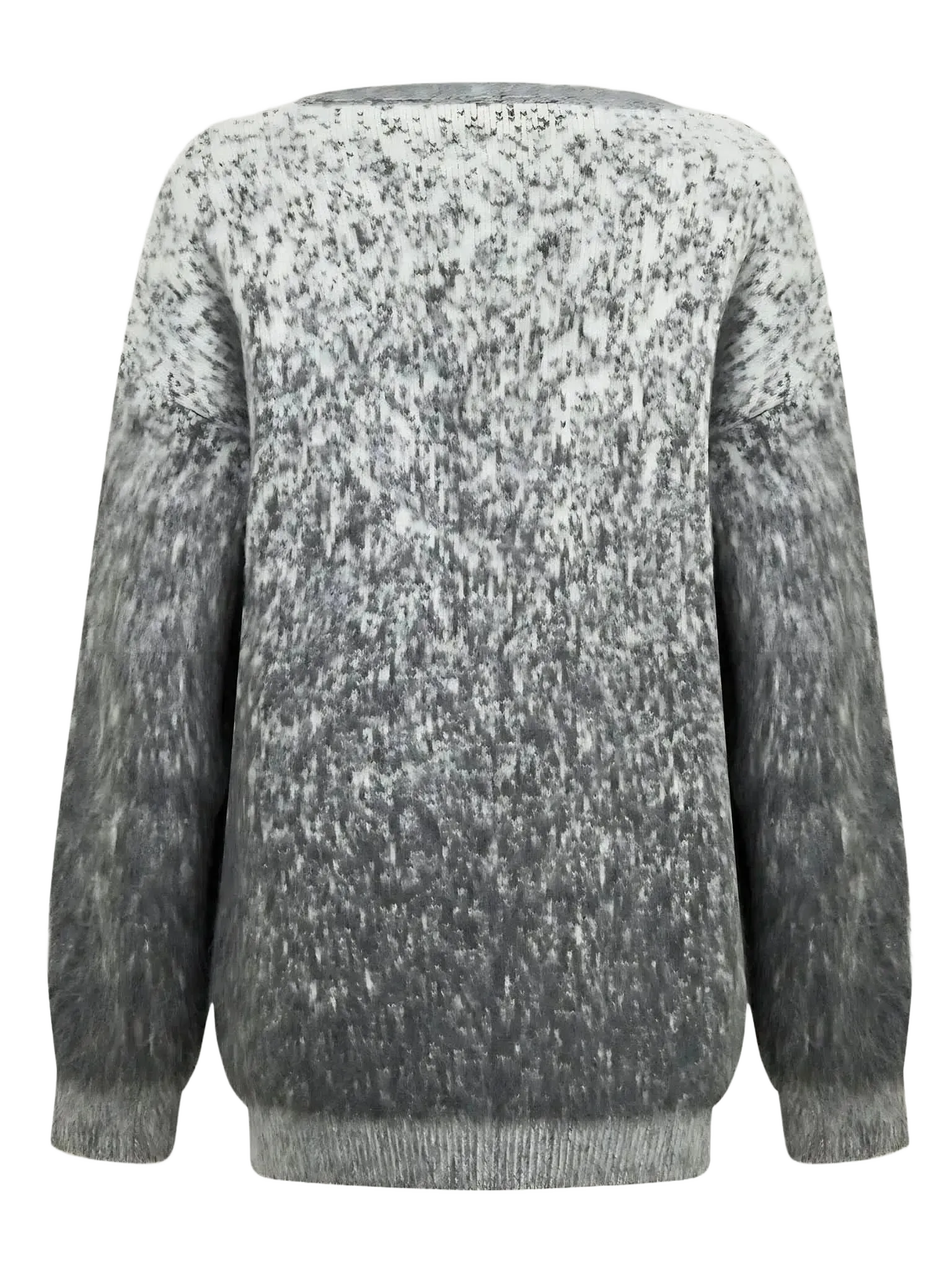 NOCTURNE NOCTURNE Gradient Oversized Cardigan in L - Top | Queen Anna House of Fashion Women's Luxury Fashion