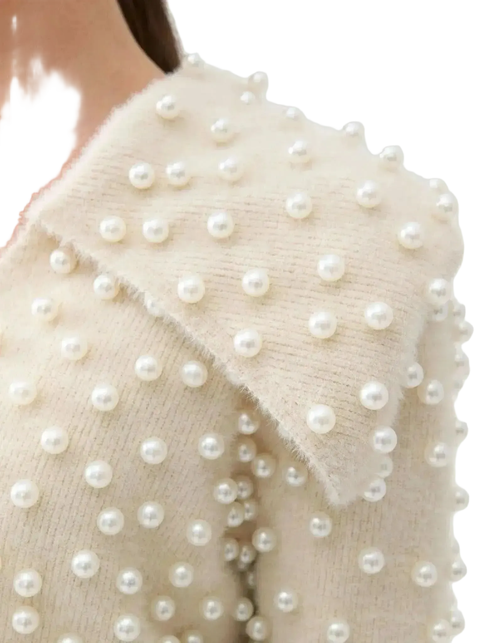 NOCTURNE NOCTURNE Wide Neck Knit Polo in L - Top | Queen Anna House of Fashion Women's Luxury Fashion