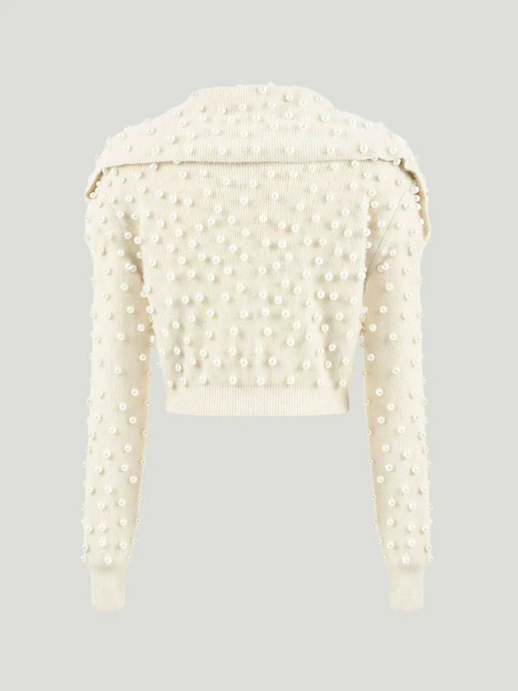 NOCTURNE NOCTURNE Wide Neck Knit Polo in L - Top | Queen Anna House of Fashion Women's Luxury Fashion