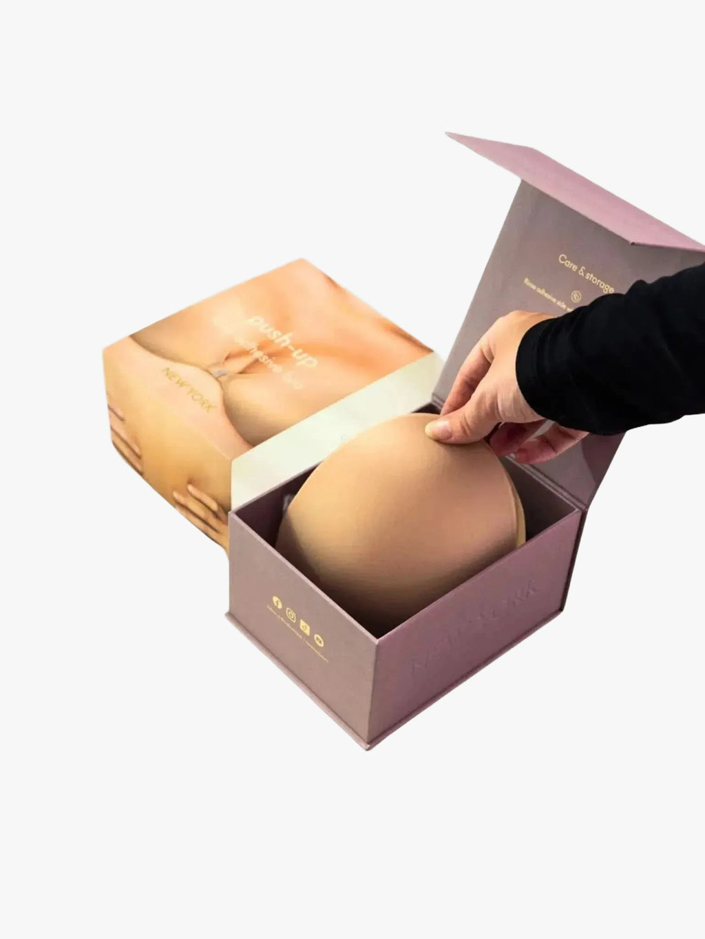 NOOD Nood Push-Up Padded Adhesive Fabric Bra in A - Accessories | Queen Anna House of Fashion Women's Luxury Fashion