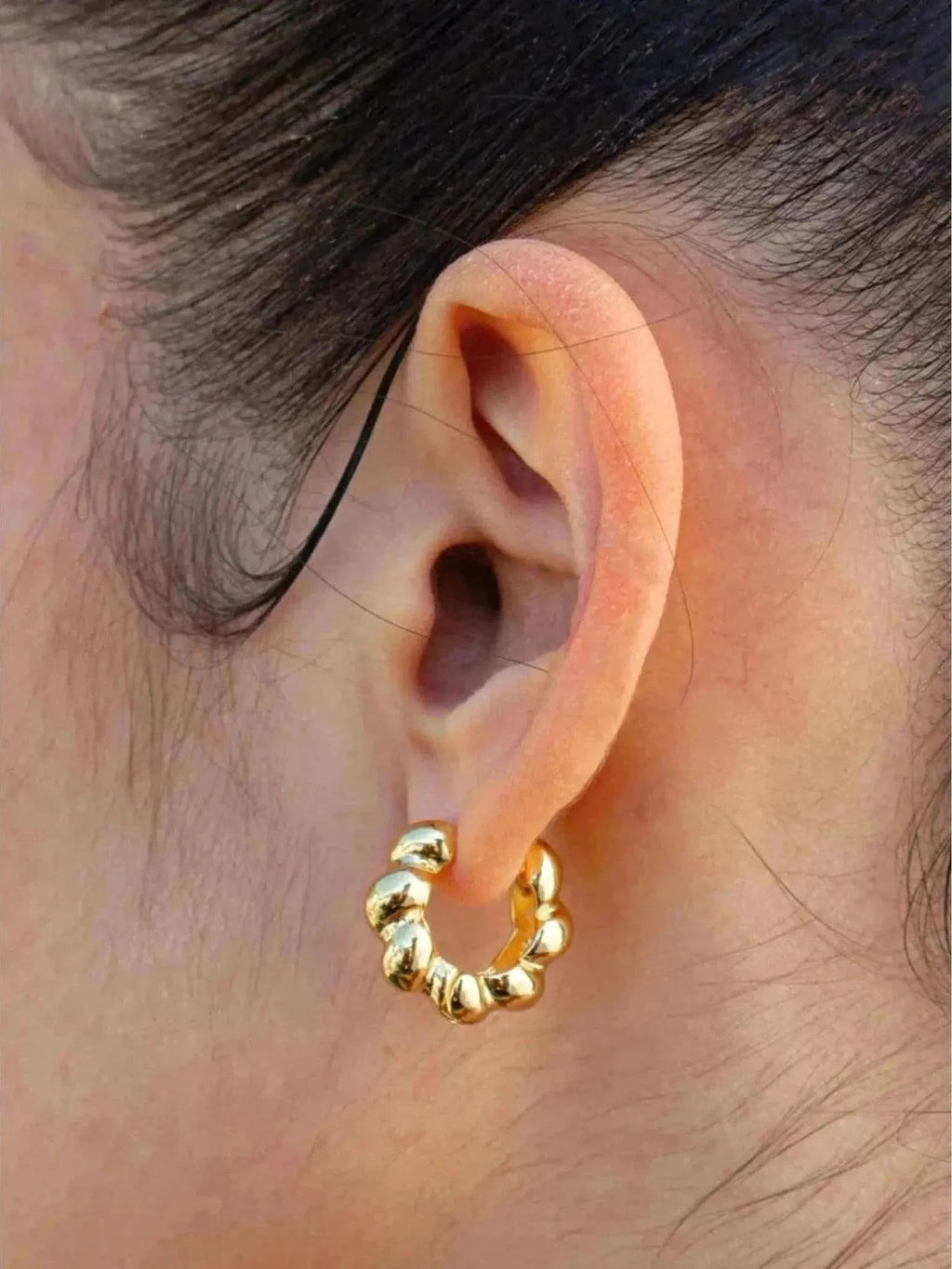 OUTOFOFFICE OUTOFOFFICE Cloud Earrings in GOLD - Jewelry | Queen Anna House of Fashion Women's Luxury Fashion