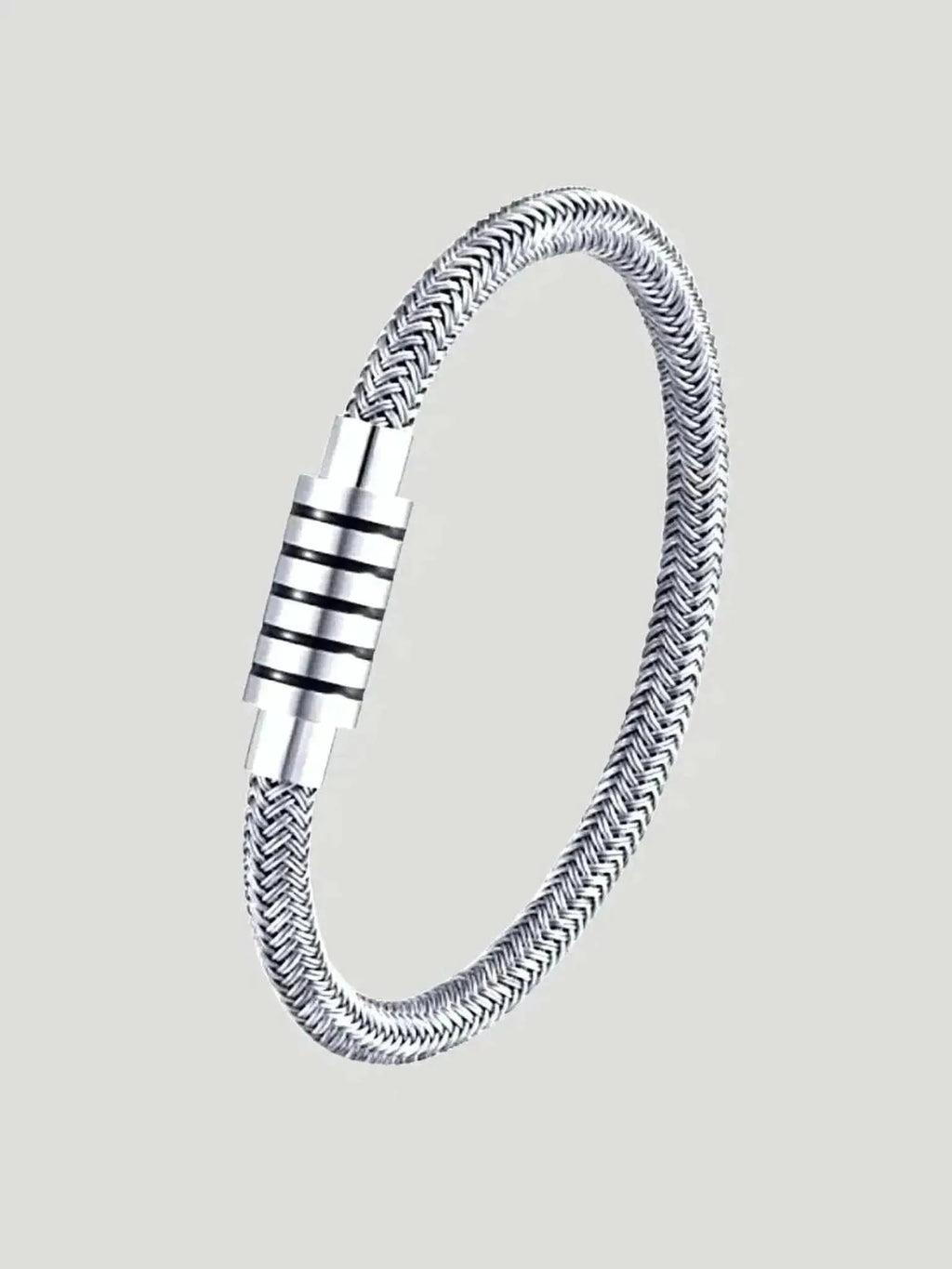 Pax Paris PAX Paris Braided Steel Wire Bracelet in SILVER - Jewelry | Queen Anna House of Fashion Women's Luxury Fashion