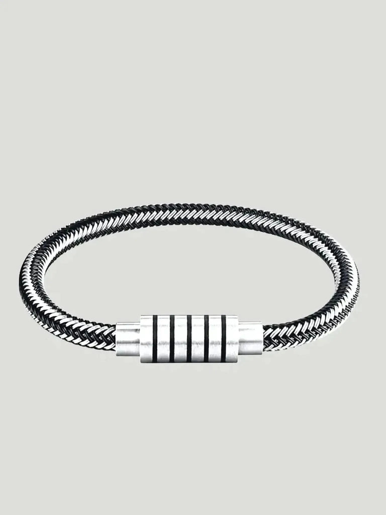 Pax Paris PAX Paris Braided Steel Wire Bracelet in SILVER - Jewelry | Queen Anna House of Fashion Women's Luxury Fashion