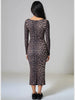 Q2 Q2 Leopard Print Fitted Dress in S - Dress | Queen Anna House of Fashion Women's Luxury Fashion