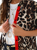 Q2 Q2 Leopard Print Shirt in S - Top | Queen Anna House of Fashion Women's Luxury Fashion