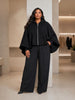 THE LNK THE LNK Short Bouclé Jacket in Black - Outerwear | Queen Anna House of Fashion Women's Luxury Fashion