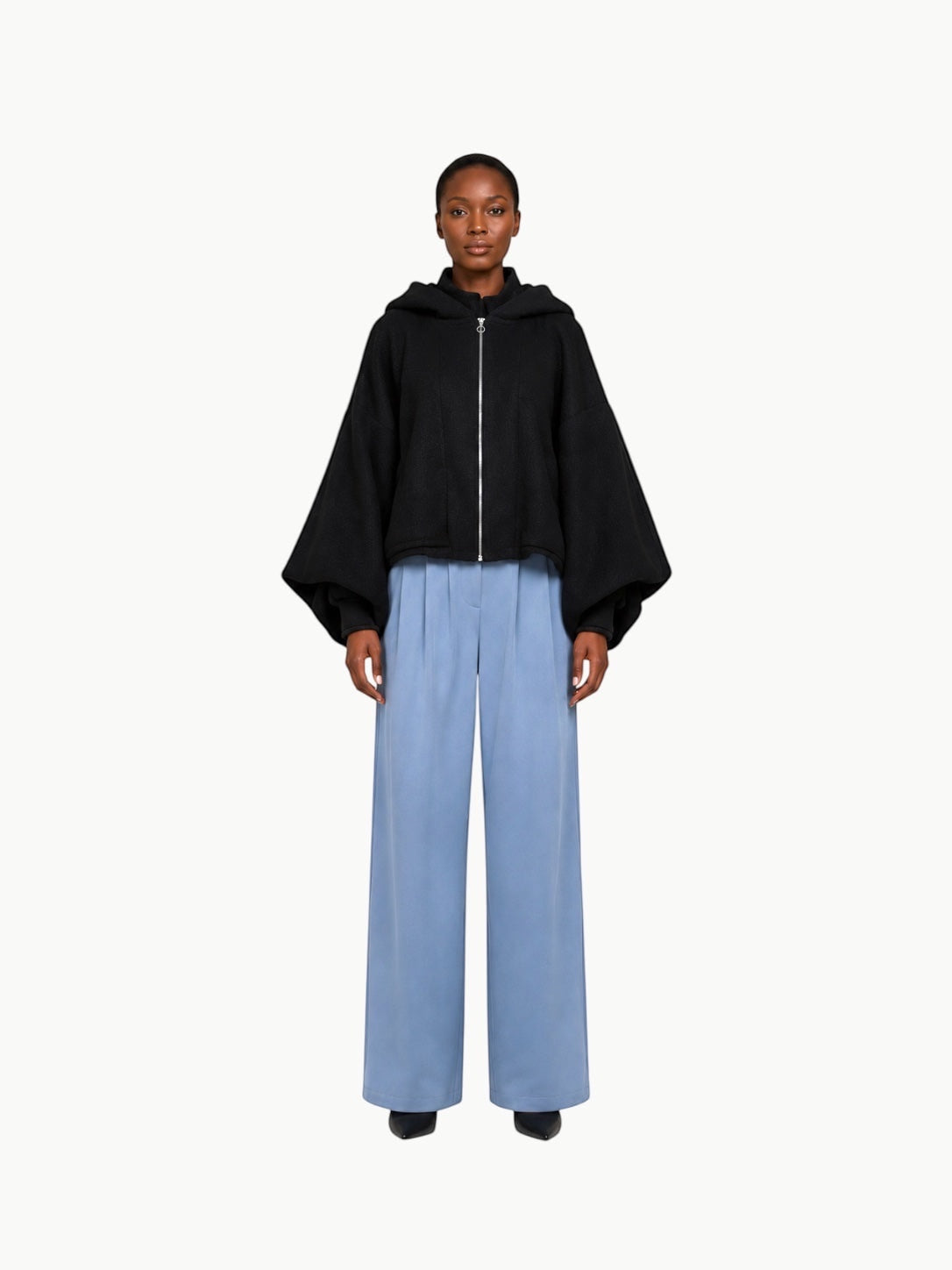 THE LNK THE LNK Short Bouclé Jacket in Black - Outerwear | Queen Anna House of Fashion Women's Luxury Fashion