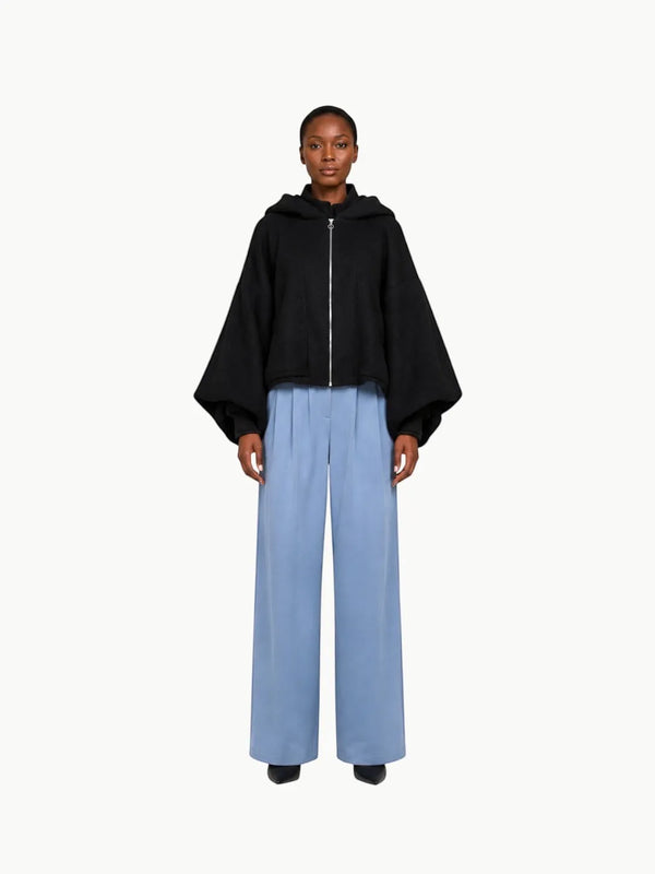 THE LNK THE LNK Short Bouclé Jacket in Black - Outerwear | Queen Anna House of Fashion Women's Luxury Fashion