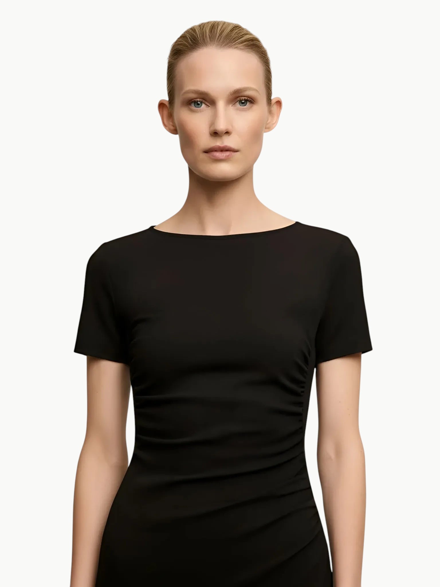M.M.LaFleur M.M.LaFleur Glenda Fancy T-Shirt Dress in Black - Dress | Queen Anna House of Fashion Women's Luxury Fashion