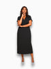 Universal Standard Universal Standard Spritz Divine Jersey Shift Dress in Black - Dress | Queen Anna House of Fashion Women's Luxury Fashion