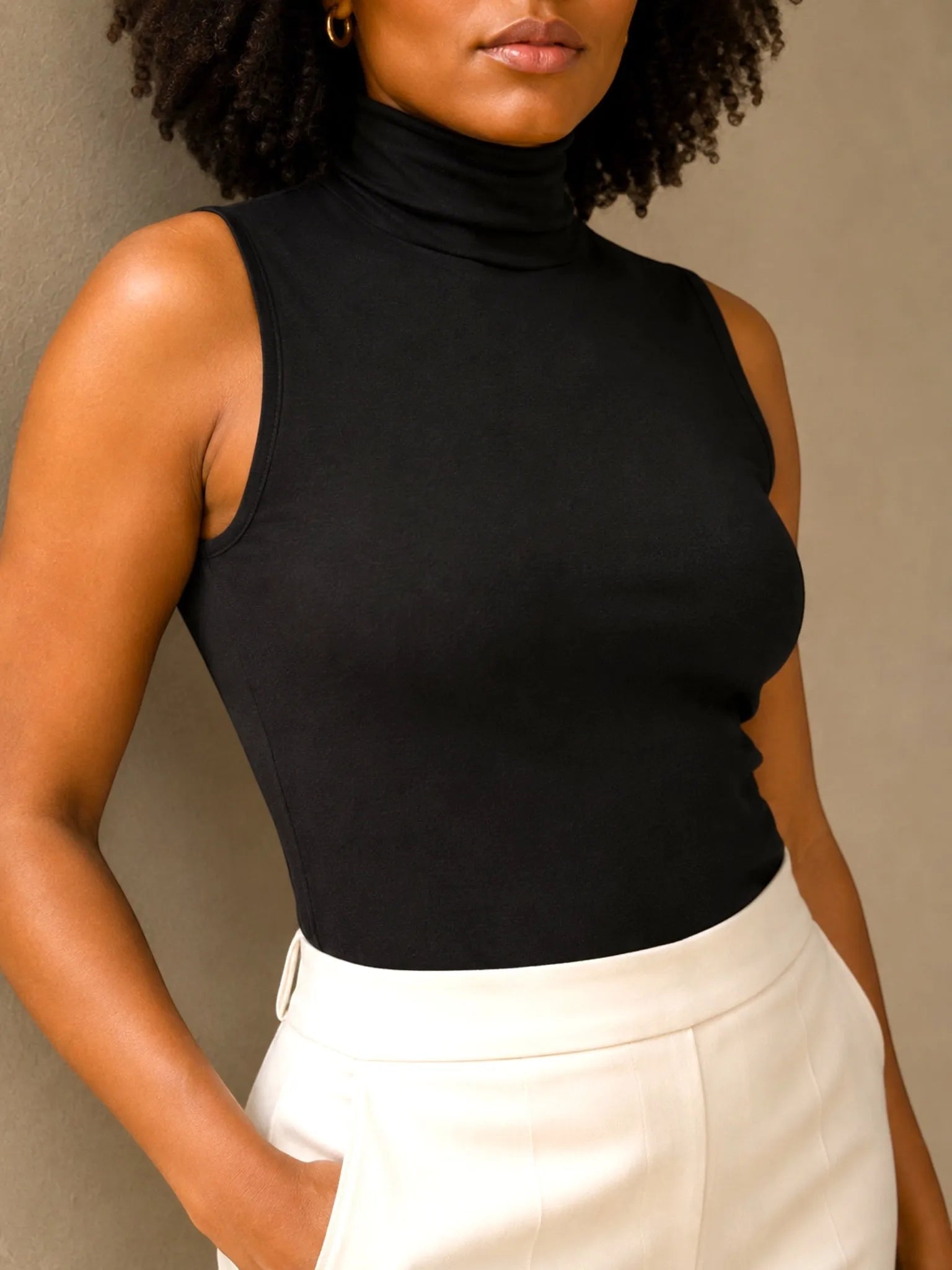 M.M.LaFleur M.M.LaFleur Jett Tank in Black - Top | Queen Anna House of Fashion Women's Luxury Fashion