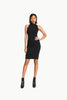 Yummie Yummie Mock Neck Smoothing Dress in Black - Dress | Queen Anna House of Fashion Women's Luxury Fashion