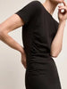 M.M.LaFleur M.M.LaFleur Glenda Fancy T-Shirt Dress in Black - Dress | Queen Anna House of Fashion Women's Luxury Fashion