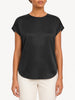 M.M.LaFleur M.M.LaFleur Didion Drape Top in Washable Silk Charmeuse in Black - Top | Queen Anna House of Fashion Women's Luxury Fashion