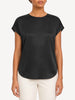 M.M.LaFleur M.M.LaFleur Didion Drape Top in Washable Silk Charmeuse in Black - Top | Queen Anna House of Fashion Women's Luxury Fashion