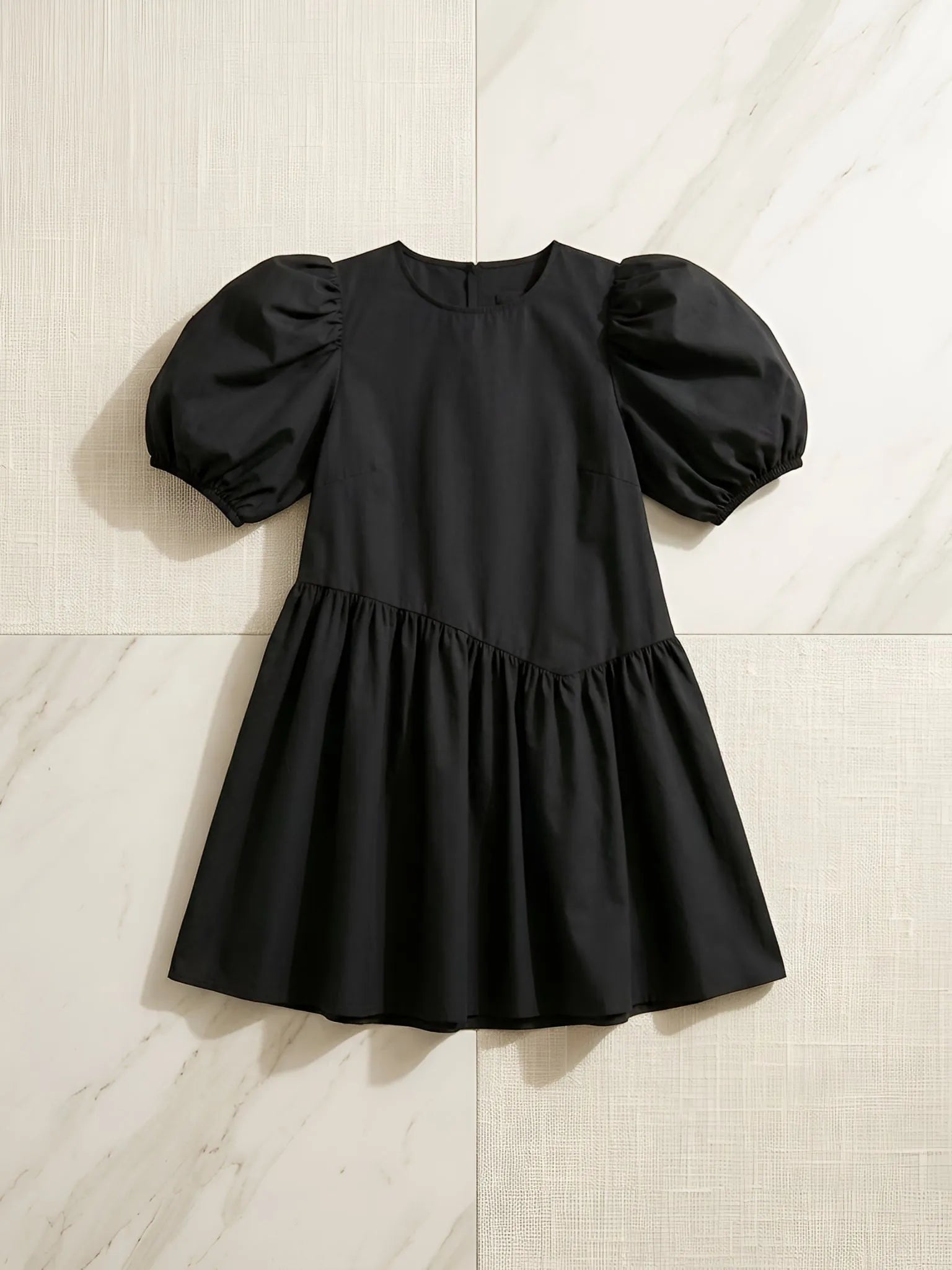 Aaron & Amber Aaron & Amber Voluminous Dress in Black - Dress | Queen Anna House of Fashion Women's Luxury Fashion