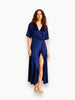 LUNYA LUNYA Washable Silk Wrap Dress in Blue - Dress | Queen Anna House of Fashion Women's Luxury Fashion